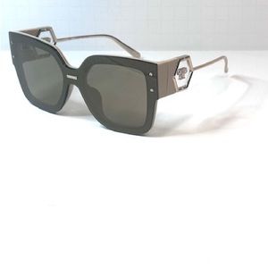 Philipp Plein Rose Venus SPP041 COL 6CTG Titanium Sunglasses New Authentic